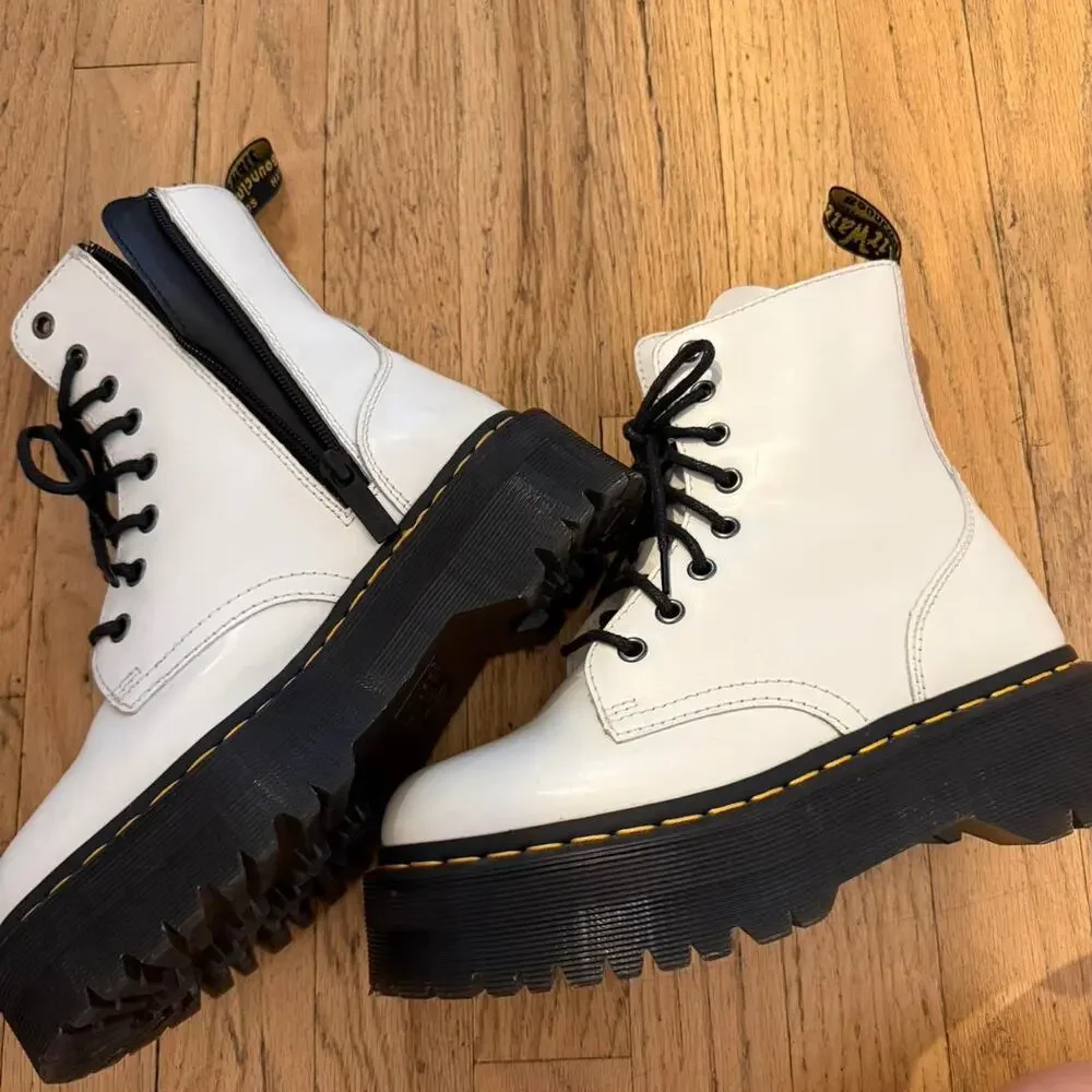White jadon doc martens these